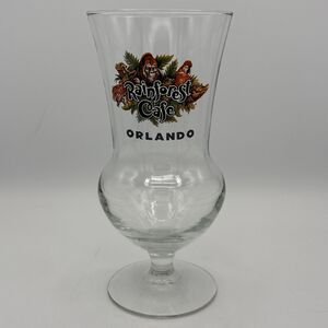 Rainforest Cafe Souvenir Hurricane Souvenir Glass ORLANDO